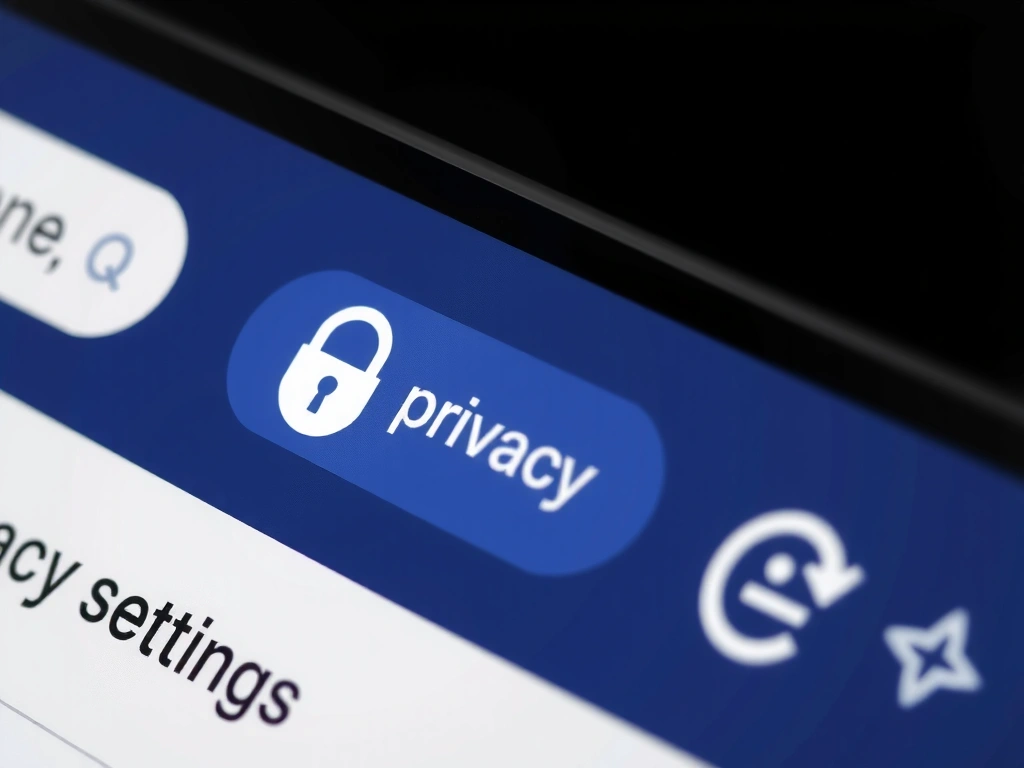 Webové rozhraní s nastavením soukromí